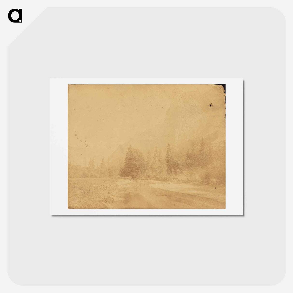 アートポストカード-Valley of the Yosemite. From Sandy Flat.
- エドワード マイブリッジ Postcard.