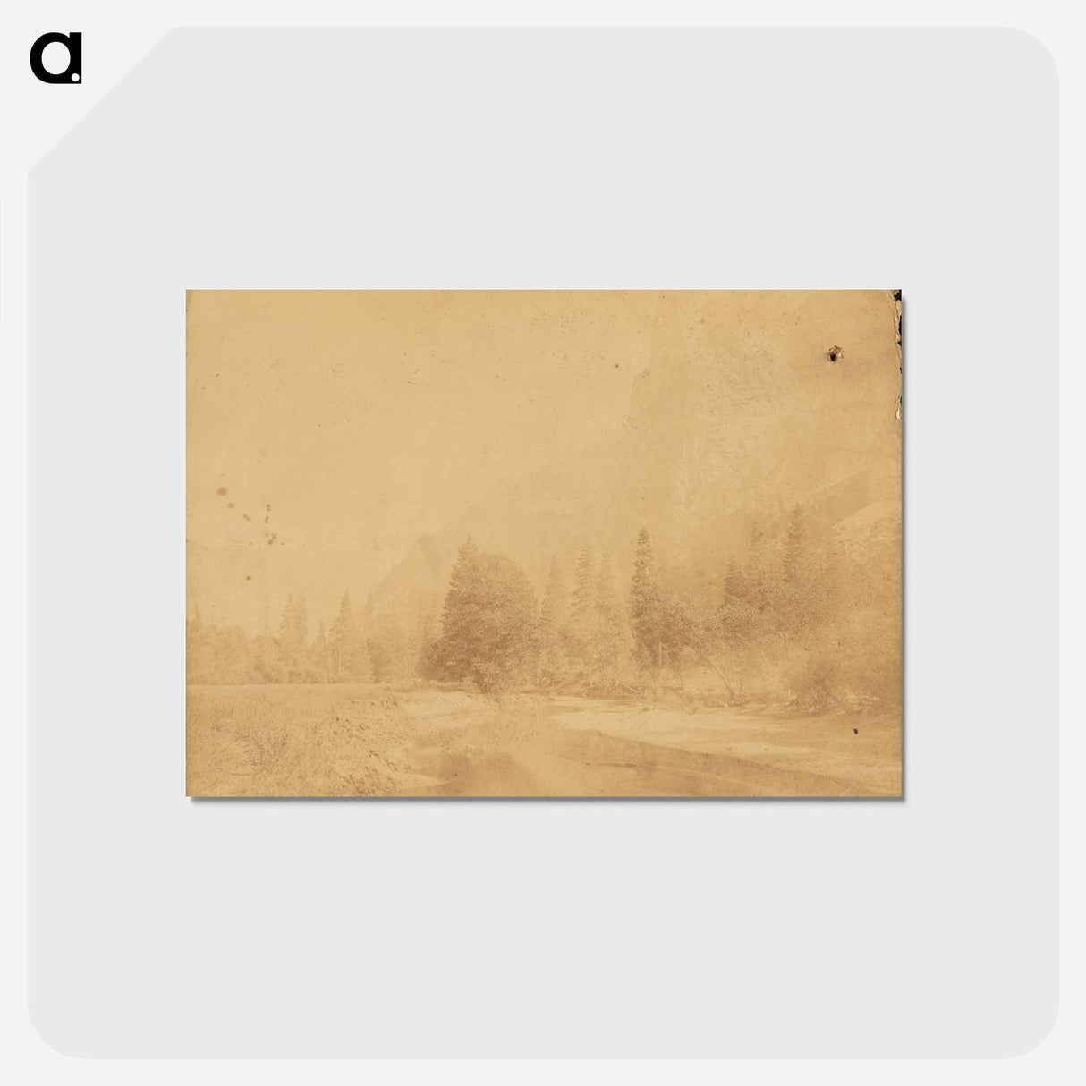 アートポストカード-Valley of the Yosemite. From Sandy Flat.
- エドワード マイブリッジ Postcard.