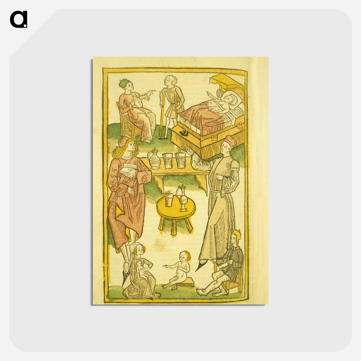 アートポストカード-Final Illustrated Page
- 国立医学図書館 Postcard.