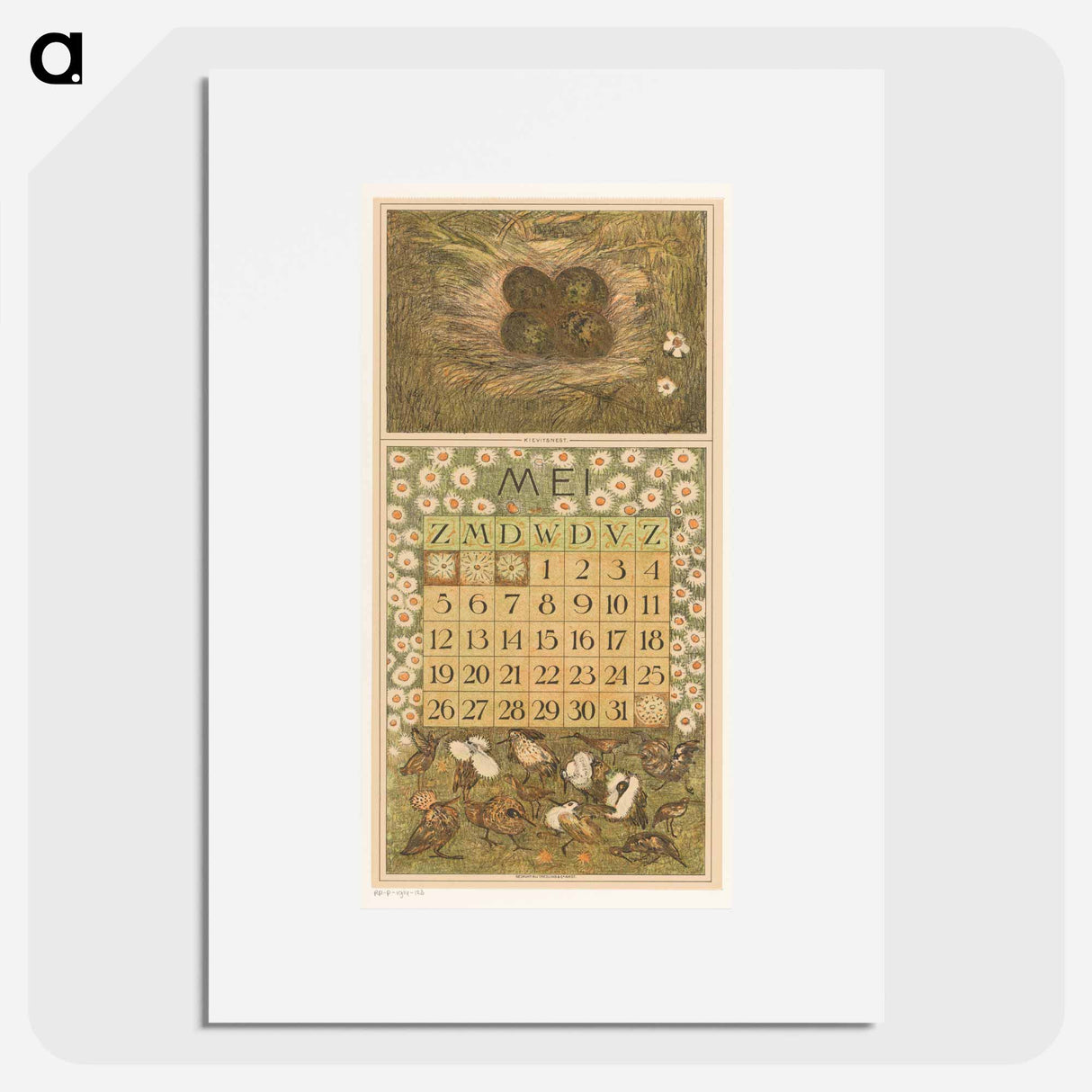 My calendar is empty - Theo van Hoytema Poster.