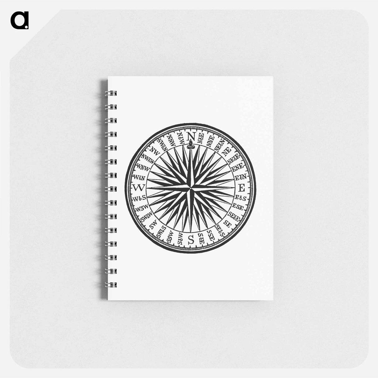 アートメモ帳-Victorian Compass Engraving
- 大英図書館 Memo.