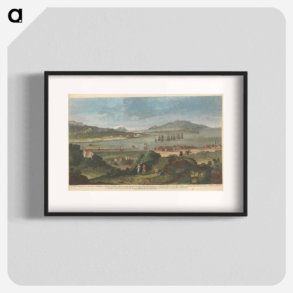 アートポスター-A View of Ringsend, Irish Town, The Harbour of Dublin, The Hill of Howth and The Strand on the North Side of the Harbour, The South Wall, The North Wall, Clontarf Island, Pool Beg
- イェール大学アートギャラリー Poster.