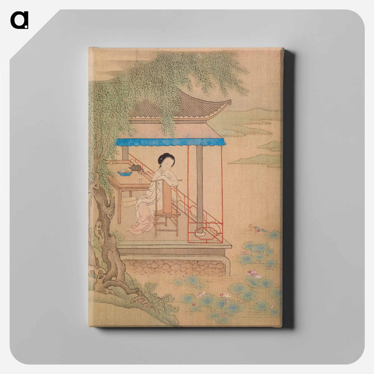アートパネル-Seated Girl on Porch
- バーンズ・コレクション Canvas.