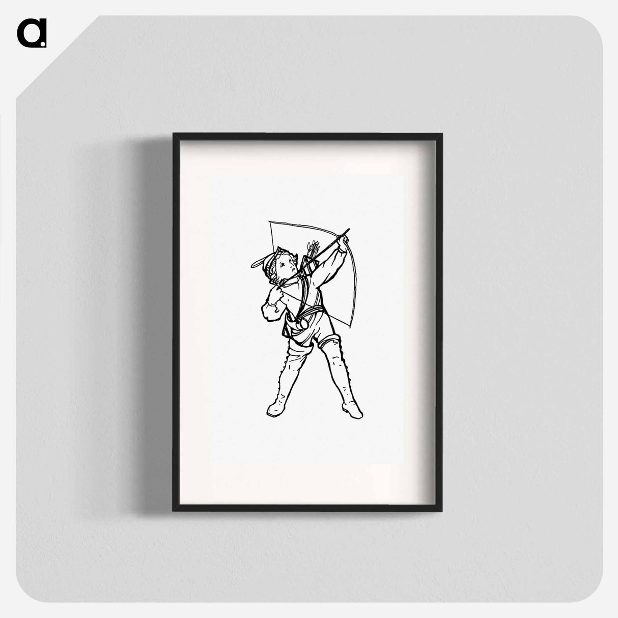 アートポスター-Victorian Boy with Bow and Arrow
- 大英図書館 Poster.