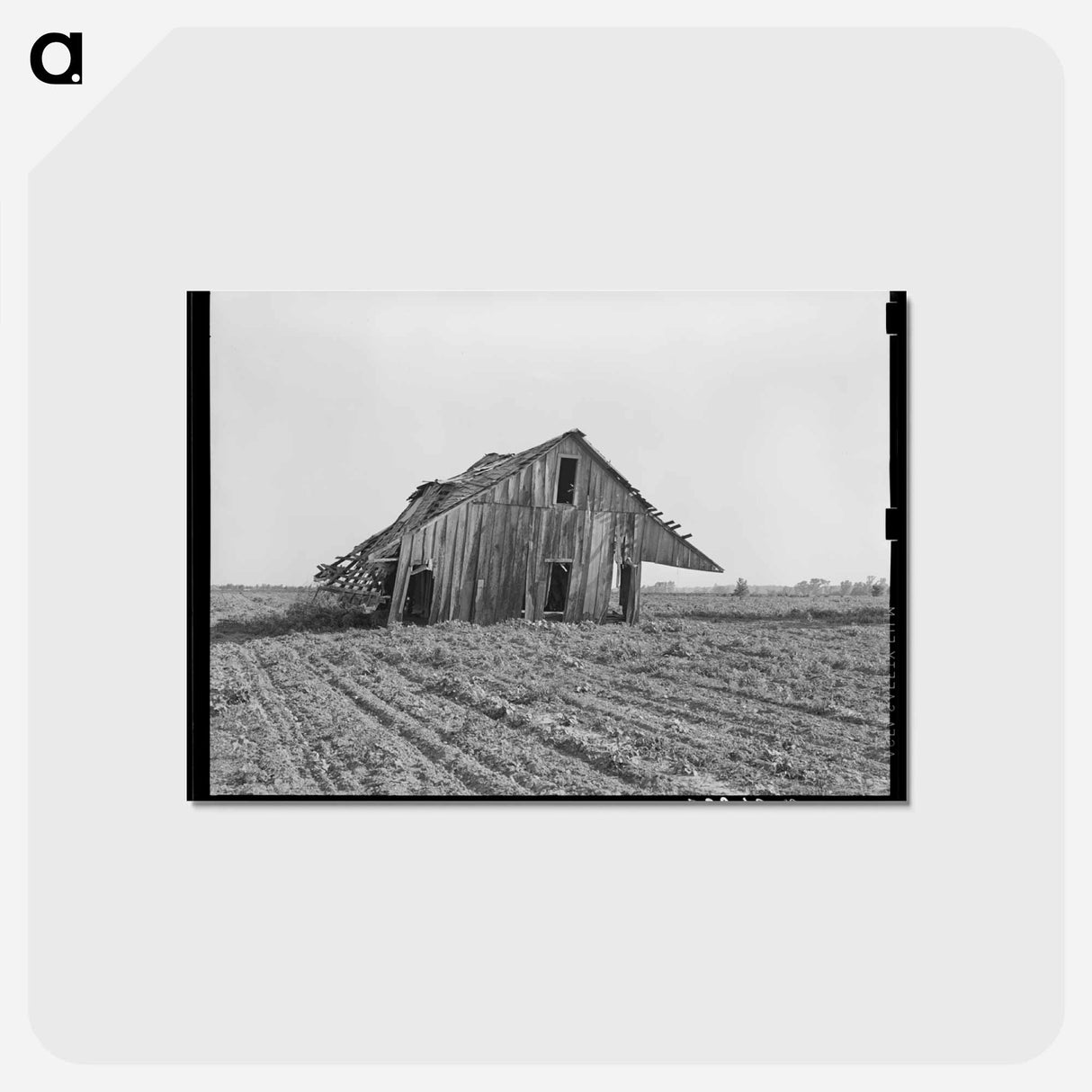 アートポストカード-Wagoner County Farmhouse
- ラッセル リー Postcard.