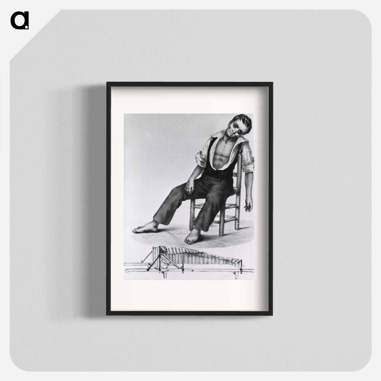 アートポスター-Cholera Patient with Apparatus
- 国立医学図書館 Poster.
