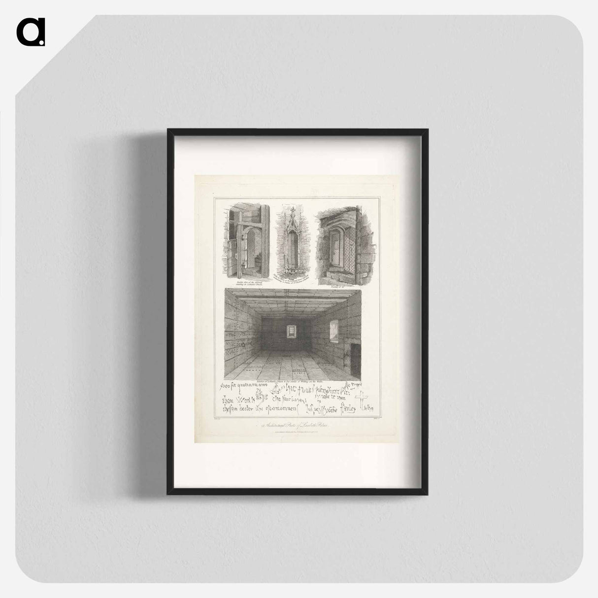 アートポスター-Architectural Parts of Lambeth Palace
- イェール大学アートギャラリー Poster.