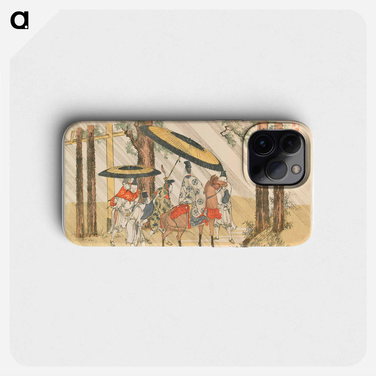 Aridōshi Shrine - 葛飾 北斎 Phone Case.