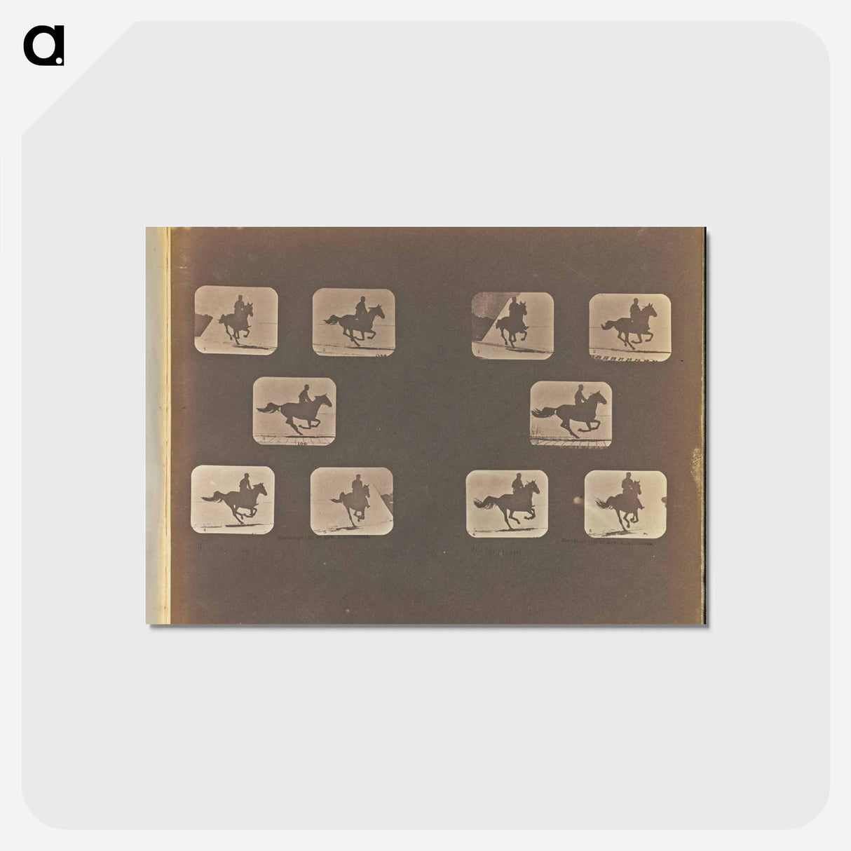 アートポストカード-Running
- エドワード マイブリッジ Postcard.