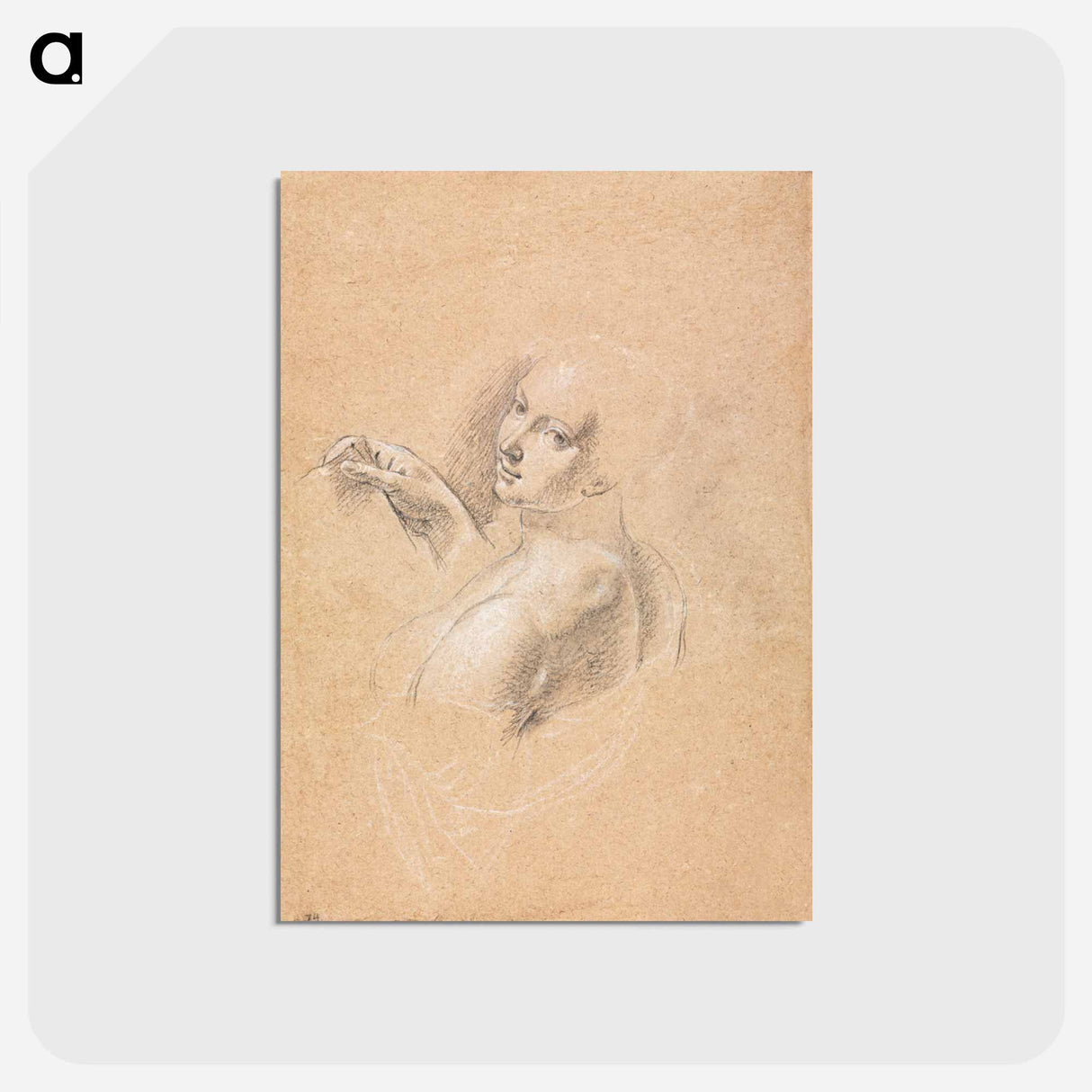 アートポストカード-Verona Sketchbook: Female Nude
- クリーブランド美術館 Postcard.