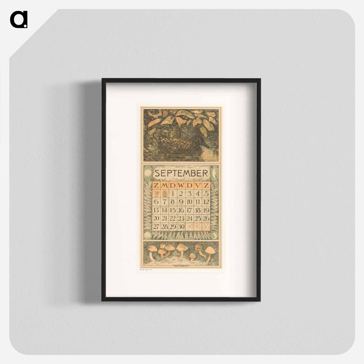 Calendar 2019 September - Theo Van Hoytema Poster.