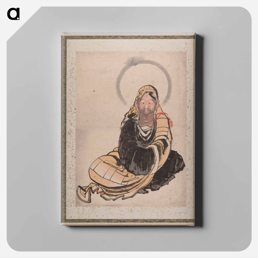 Katsushika Hokusai's Japanese man illustration - 葛飾 北斎 Canvas.