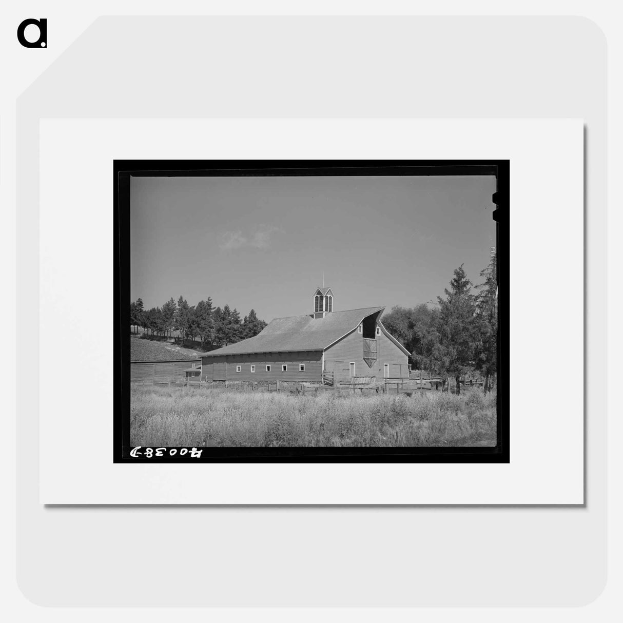 アートポスター-Barn, Whitman County
- ラッセル リー Poster.