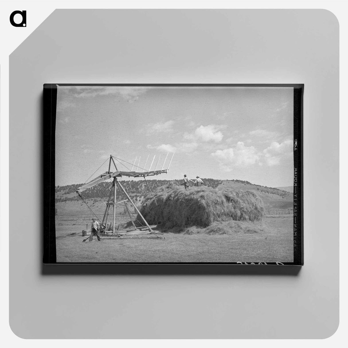 アートパネル-Stocking Hay, Ouray County
- ラッセル リー Canvas.