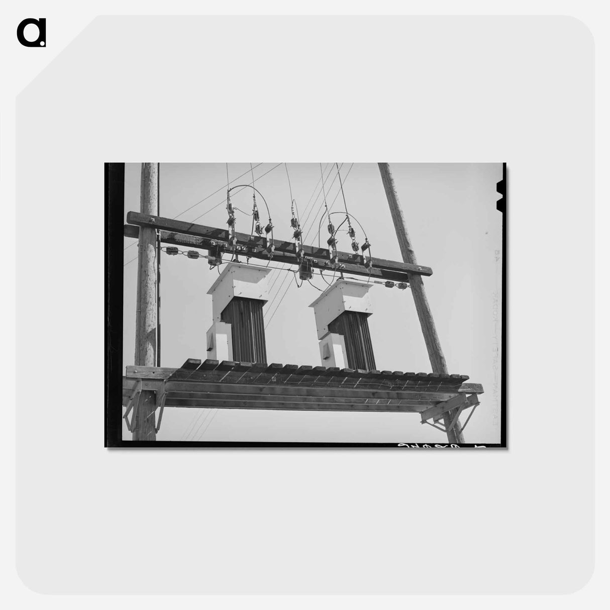 アートポストカード-Electric Transformers
- ラッセル リー Postcard.