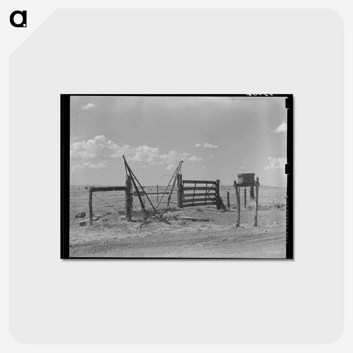 アートポストカード-Ranch Scene Near Marfa
- ラッセル リー Postcard.