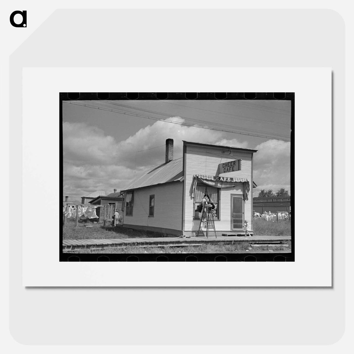 アートポスター-Cheer Cafe, Cook, Minnesota
- ラッセル リー Poster.