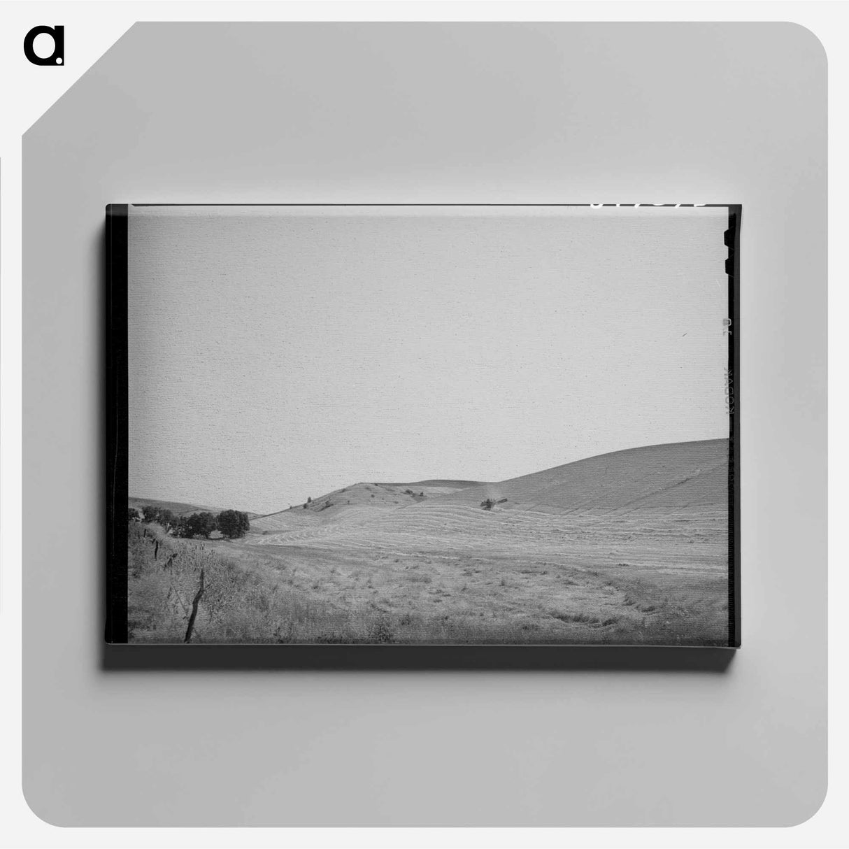 アートパネル-Wheat Combine in Whitman County
- ラッセル リー Canvas.