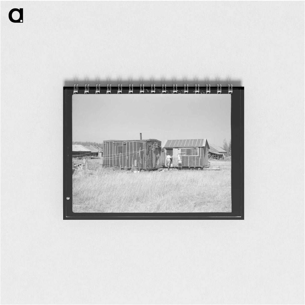 アートメモ帳-Abandoned Lumber Camp, Gemmel, Minnesota
- ラッセル リー Memo.
