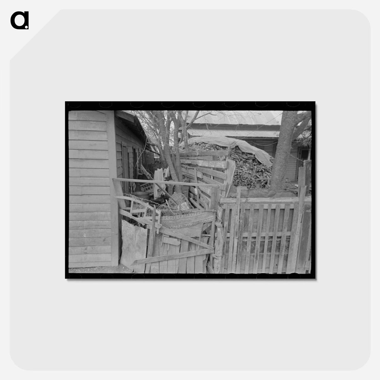 アートポストカード-Alleyway to the Corral
- ラッセル リー Postcard.