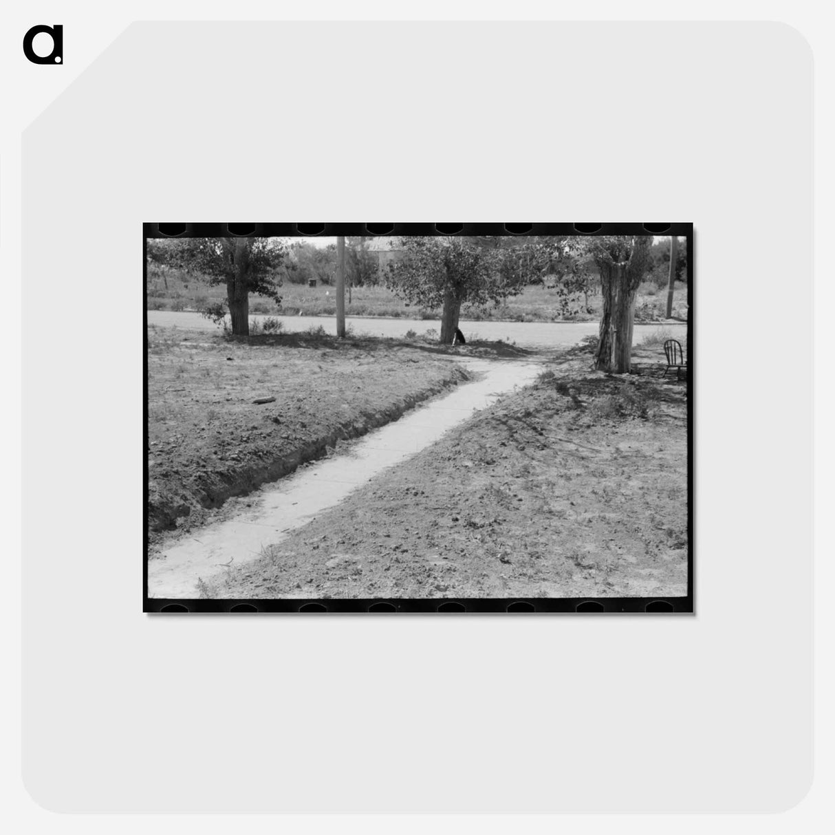 アートポストカード-Dust and Sidewalk
- ラッセル リー Postcard.