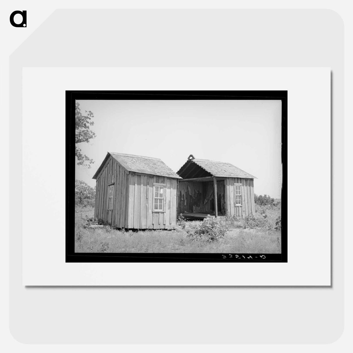 アートポスター-Abandoned Farmhouse, McIntosh County
- ラッセル リー Poster.