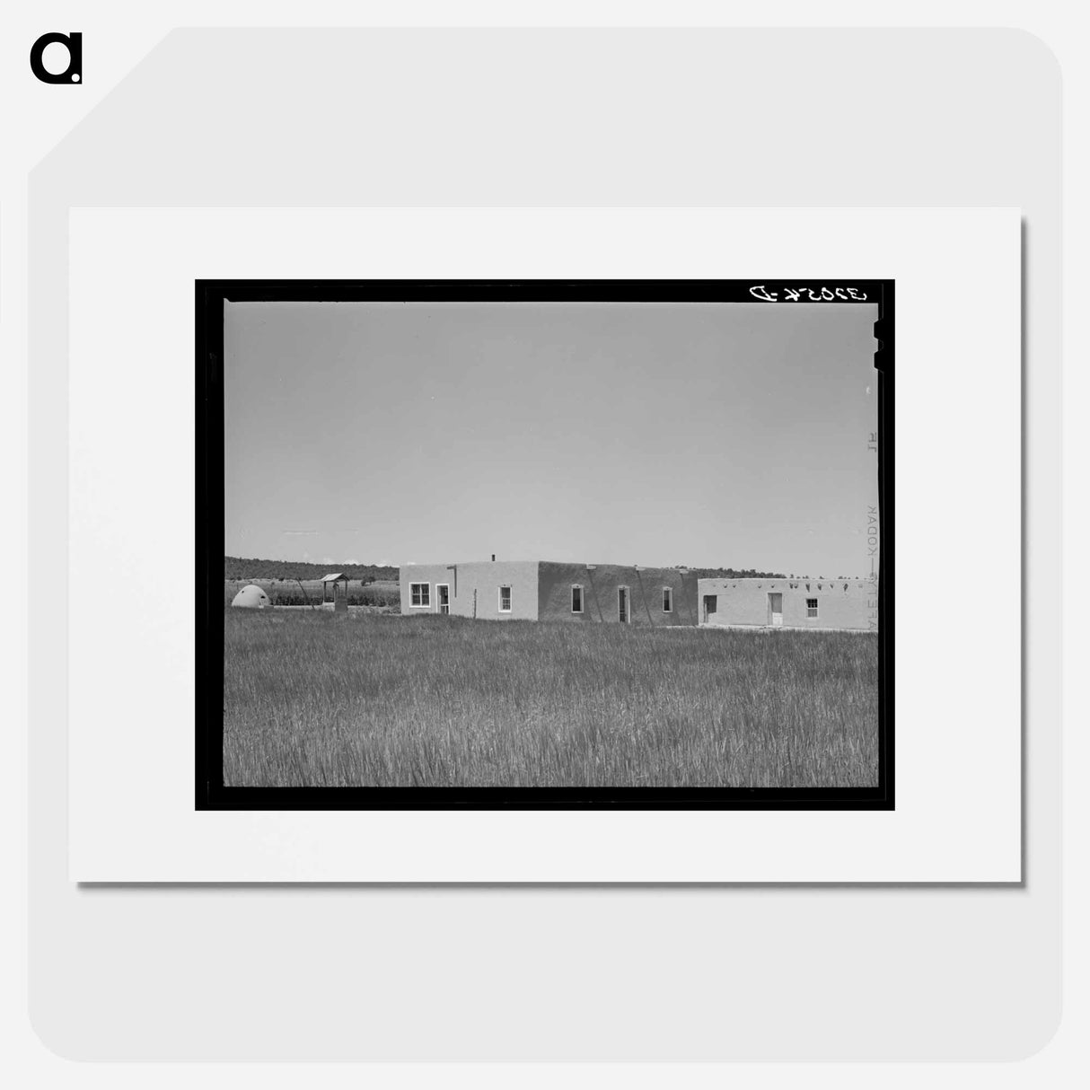 アートポスター-Adobe Home, Chamisal
- ラッセル リー Poster.