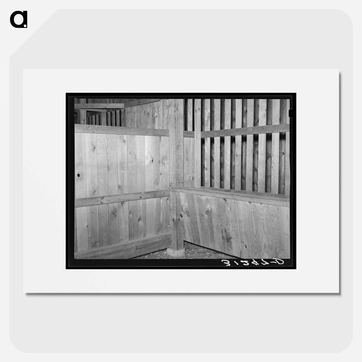 アートポスター-Barn Stall Interior
- ラッセル リー Poster.