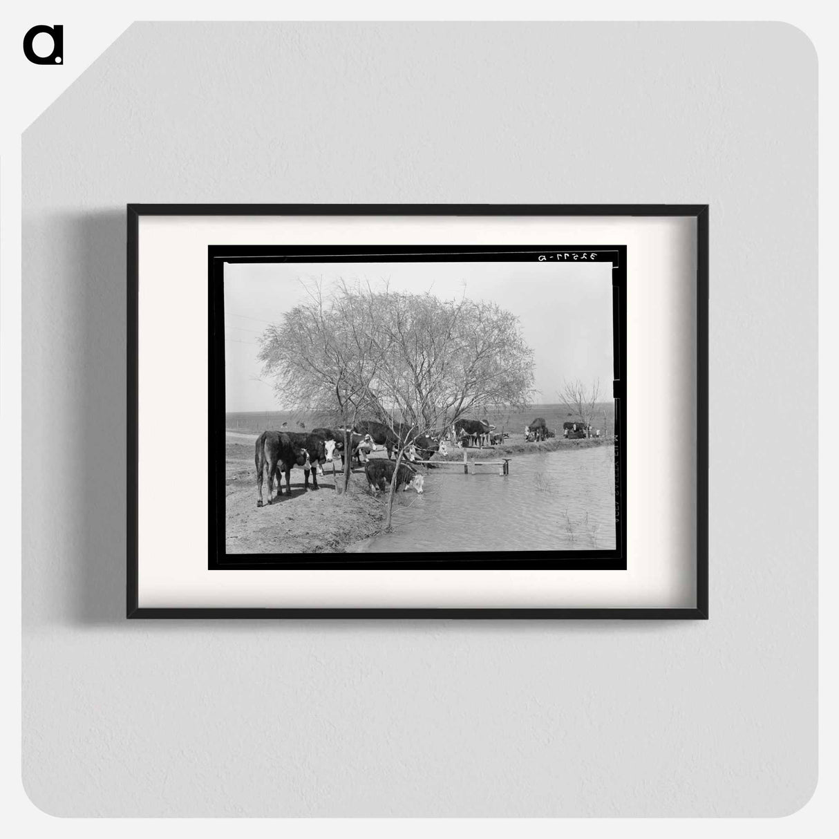 アートポスター-Cattle at Water Hole
- ラッセル リー Poster.