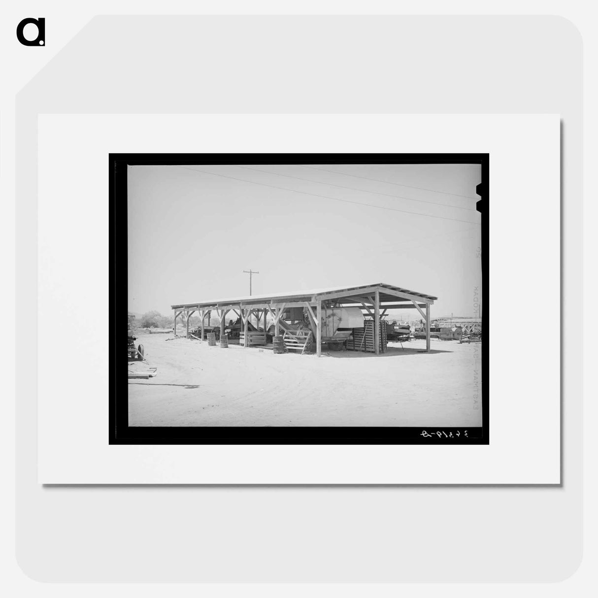 アートポスター-Casa Grande Valley Farms Shelter
- ラッセル リー Poster.