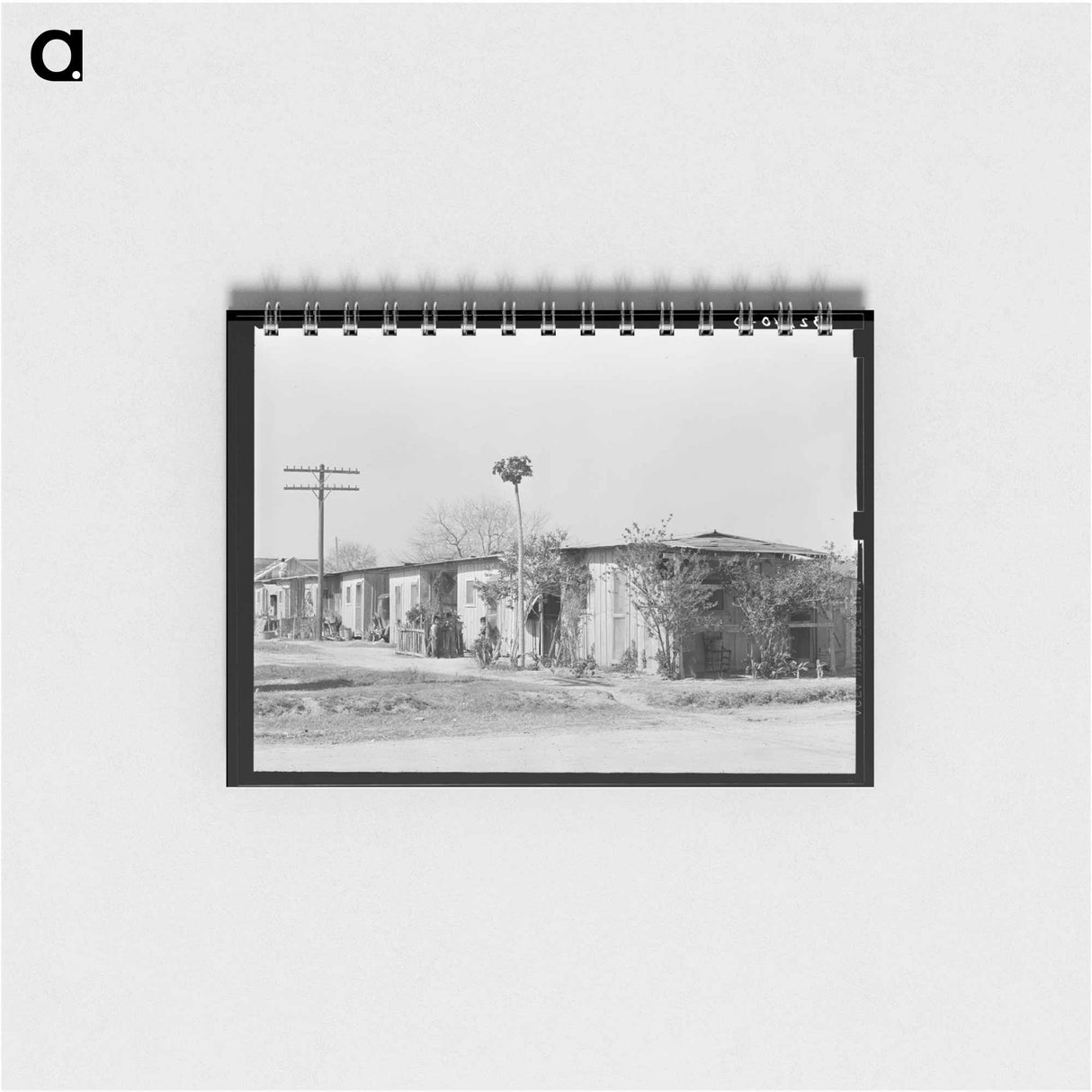 アートメモ帳-Mexican Housing, Alamo, Texas
- ラッセル リー Memo.