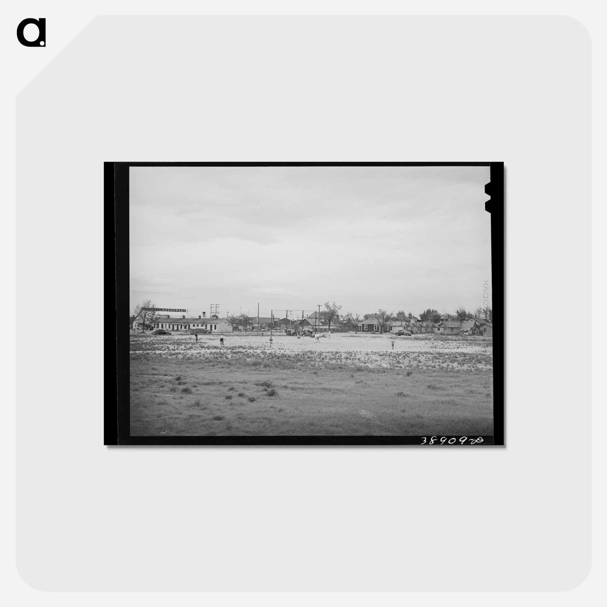 アートポストカード-Sandlot Baseball Game, Twin Falls
- ラッセル リー Postcard.