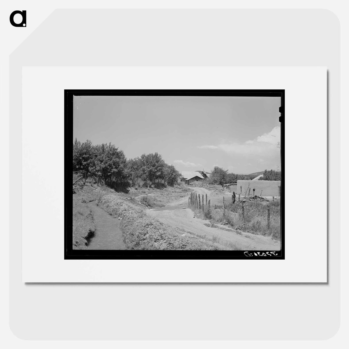 アートポスター-Chamisal Irrigation Ditch
- ラッセル リー Poster.