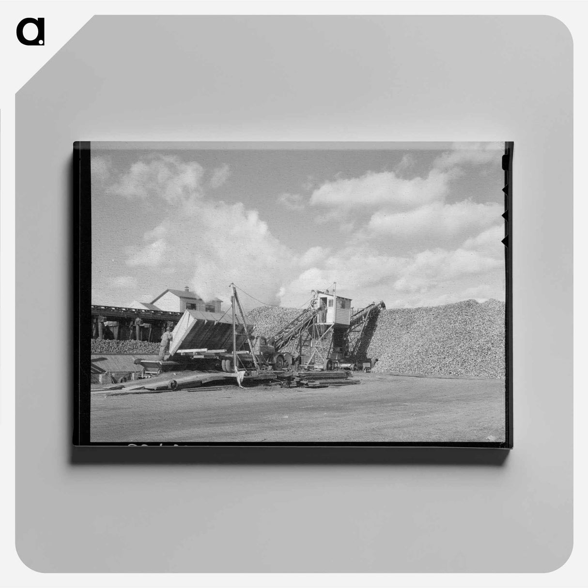 アートパネル-Beet Unloading and Piling Machine
- ラッセル リー Canvas.