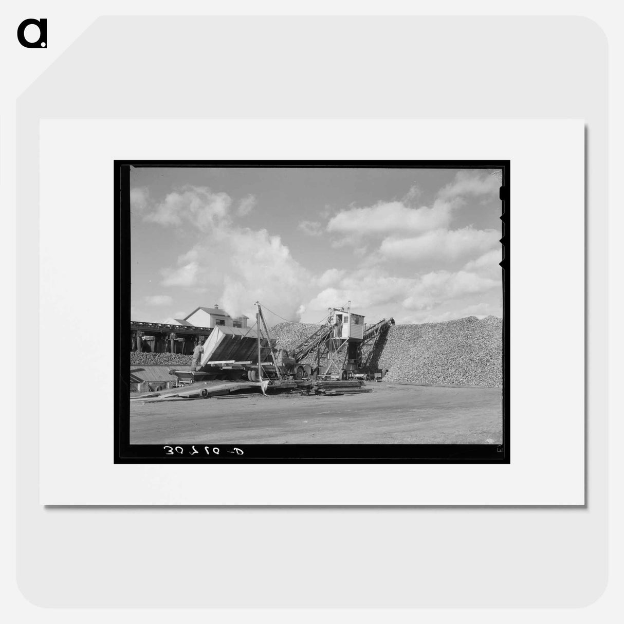 アートポスター-Beet Unloading and Piling Machine
- ラッセル リー Poster.