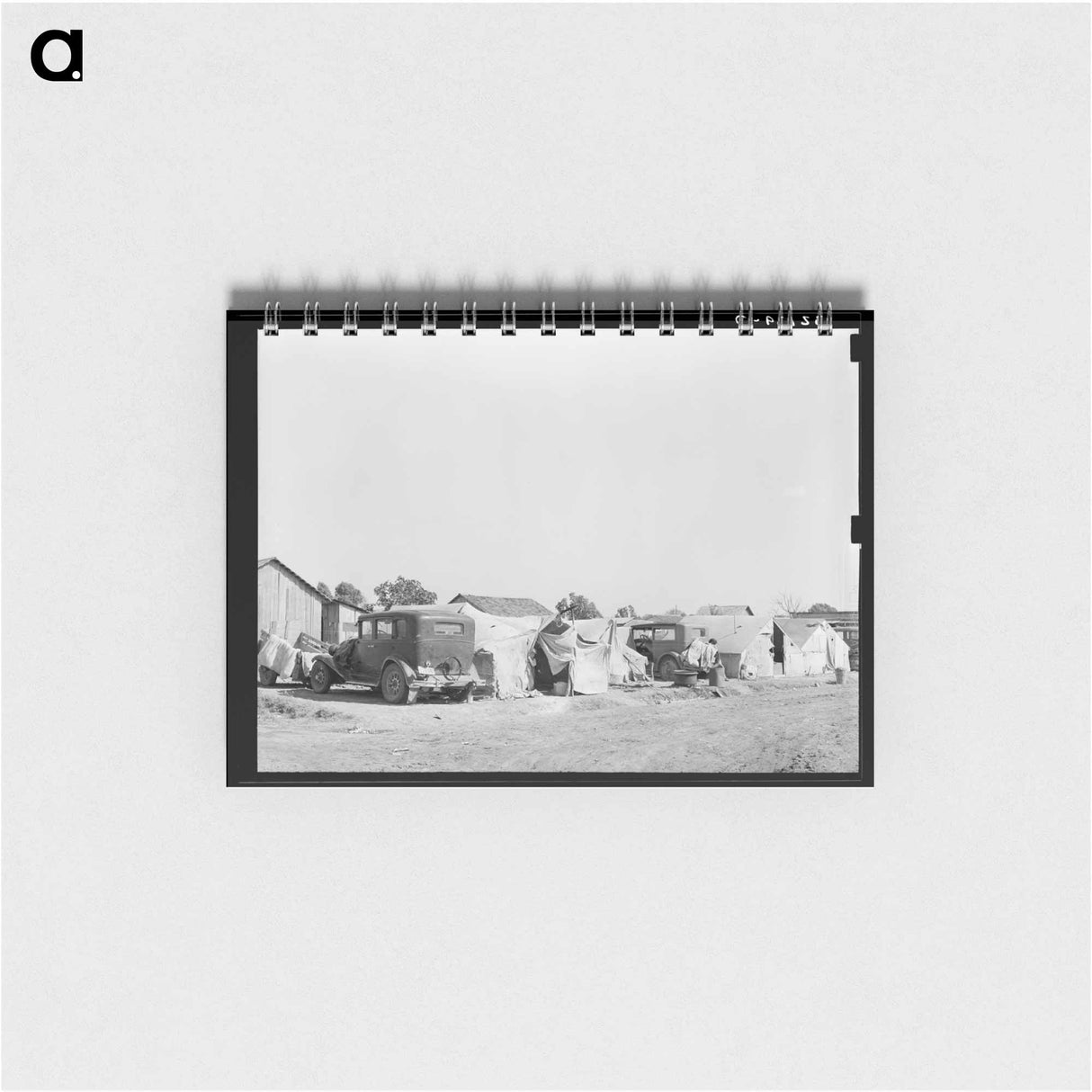 アートメモ帳-Migrant Camp, Weslaco
- ラッセル リー Memo.