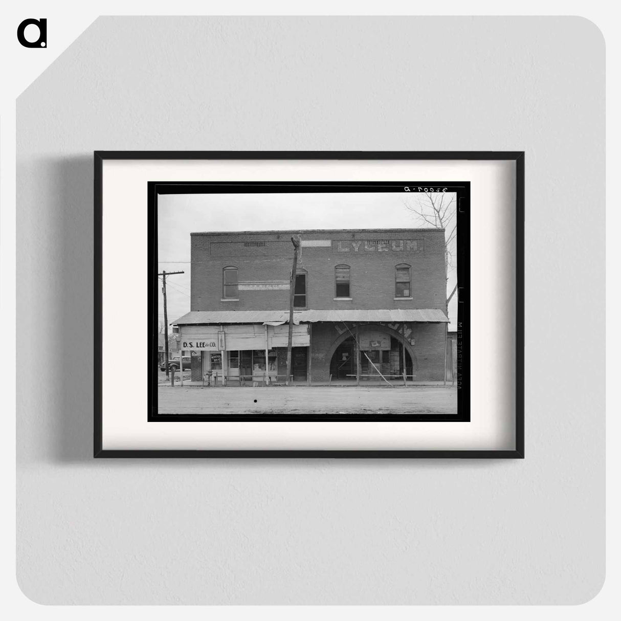 アートポスター-Building. Mound Bayou, Mississippi
- ラッセル リー Poster.