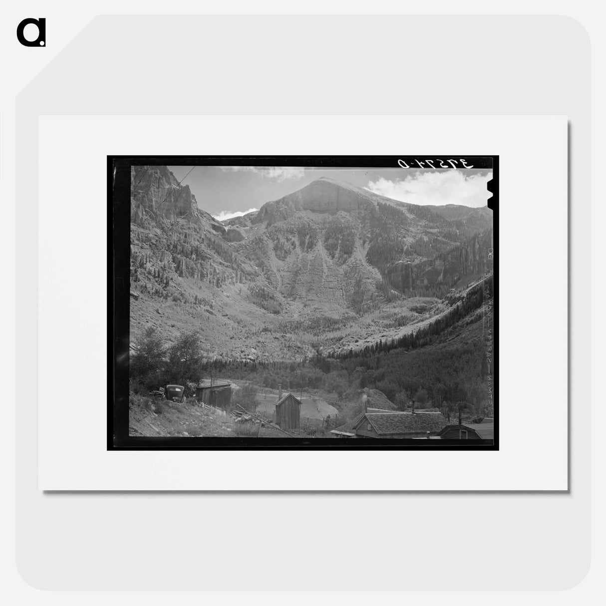 アートポスター-Bridal Veil Falls and Mine, Telluride
- ラッセル リー Poster.