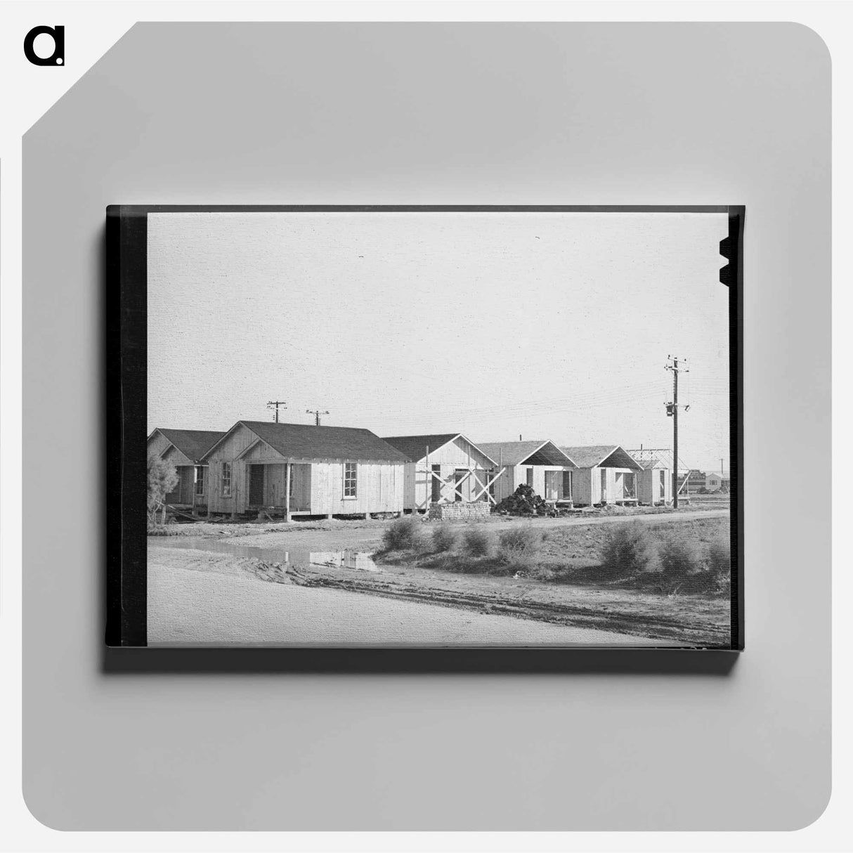アートパネル-Cheap Houses Under Construction
- ラッセル リー Canvas.