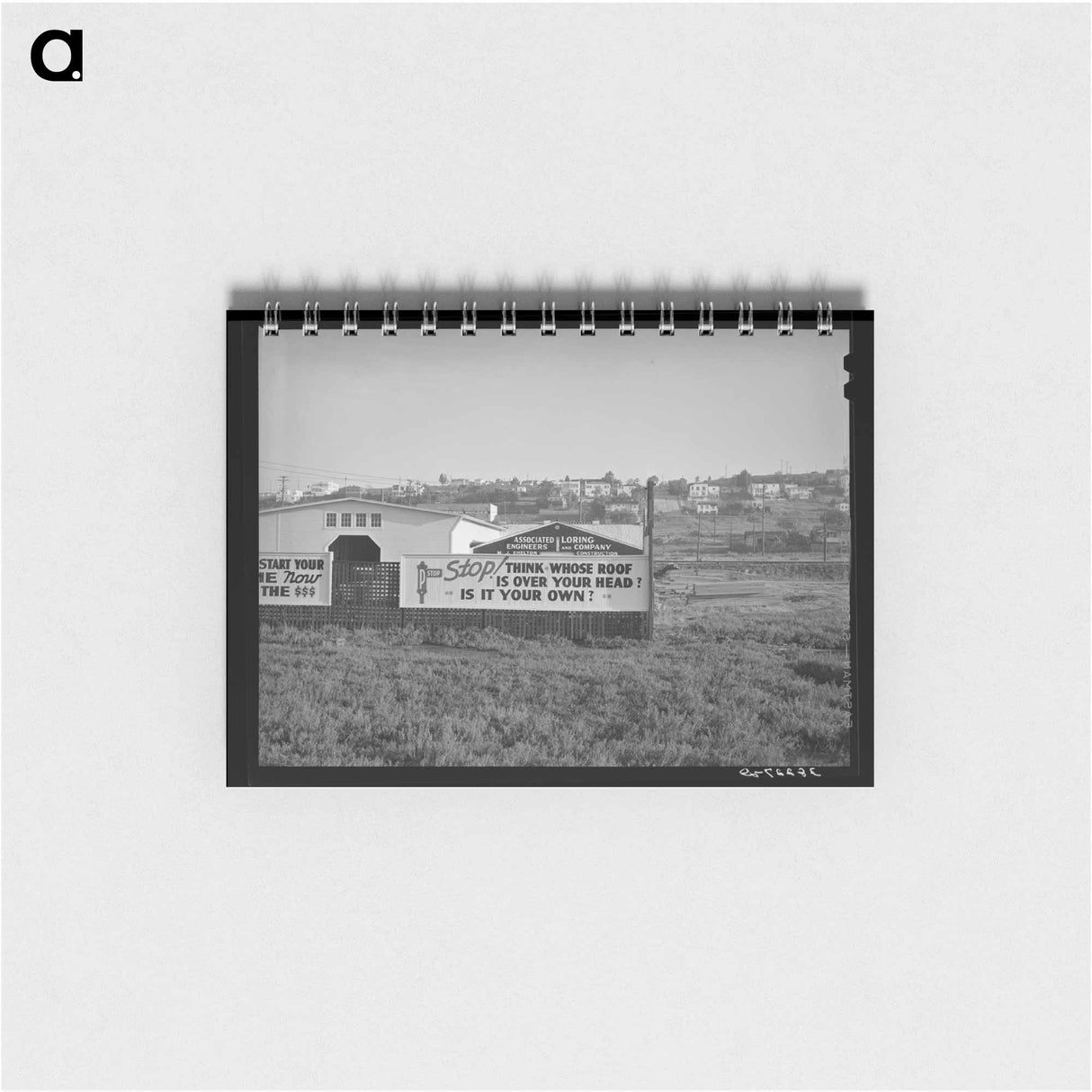 アートメモ帳-Lumber Company Sign
- ラッセル リー Memo.
