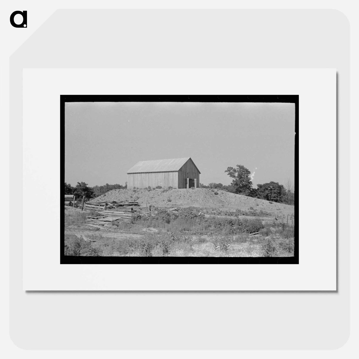 アートポスター-Barn on a Hummock
- ラッセル リー Poster.