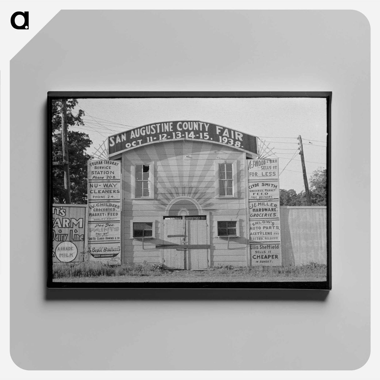 アートパネル-San Augustine County Fair Entrance
- ラッセル リー Canvas.