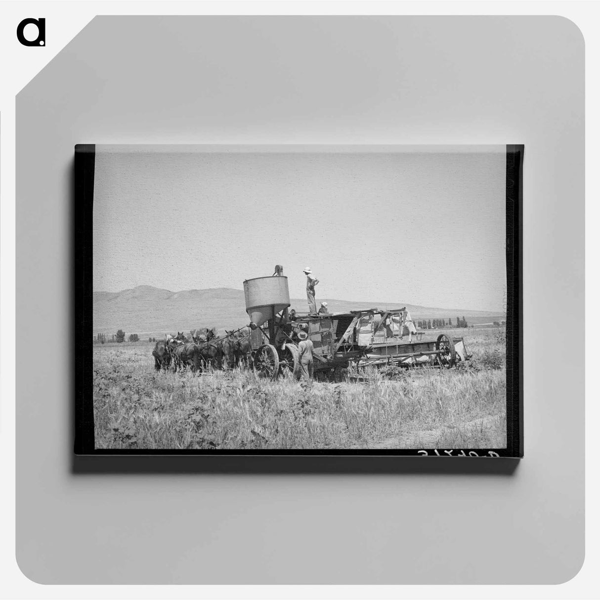 アートパネル-Combine Team, Box Elder County
- ラッセル リー Canvas.