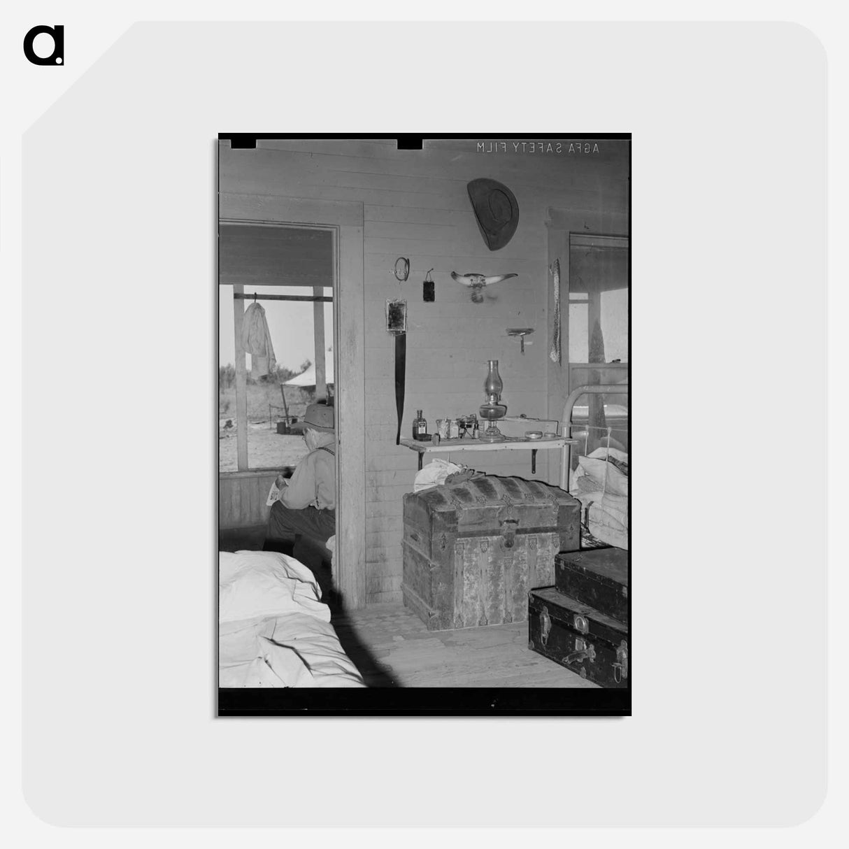 アートポストカード-Bunkhouse Interior
- ラッセル リー Postcard.