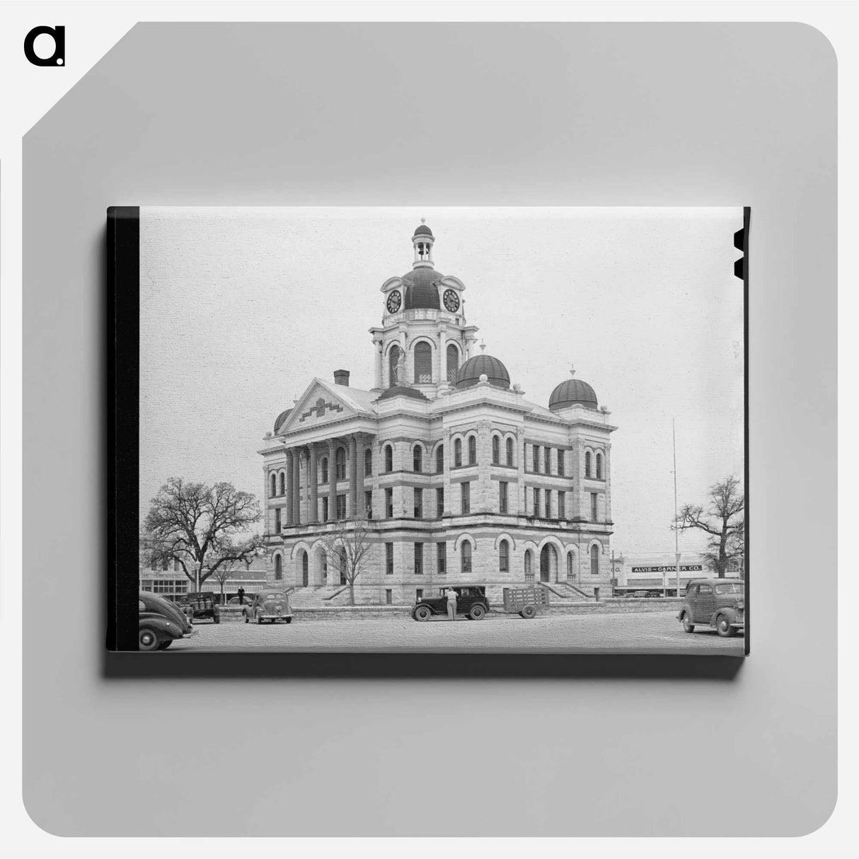 アートパネル-Courthouse, Gatesville, Texas
- ラッセル リー Canvas.