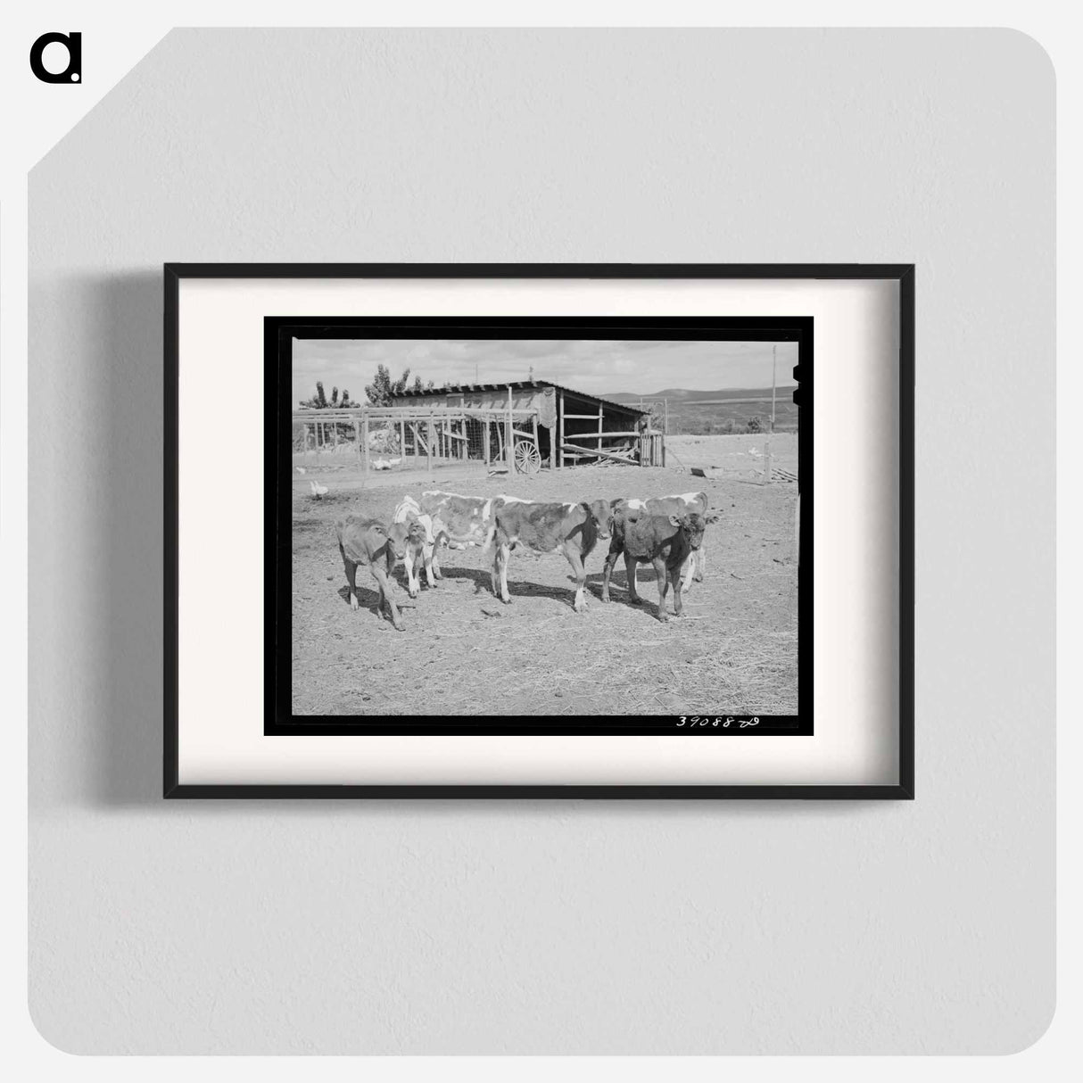 アートポスター-Calves at Dead Ox Flat
- ラッセル リー Poster.