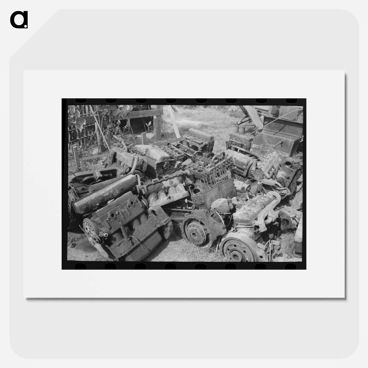 アートポスター-Abbeville Junkyard
- ラッセル リー Poster.