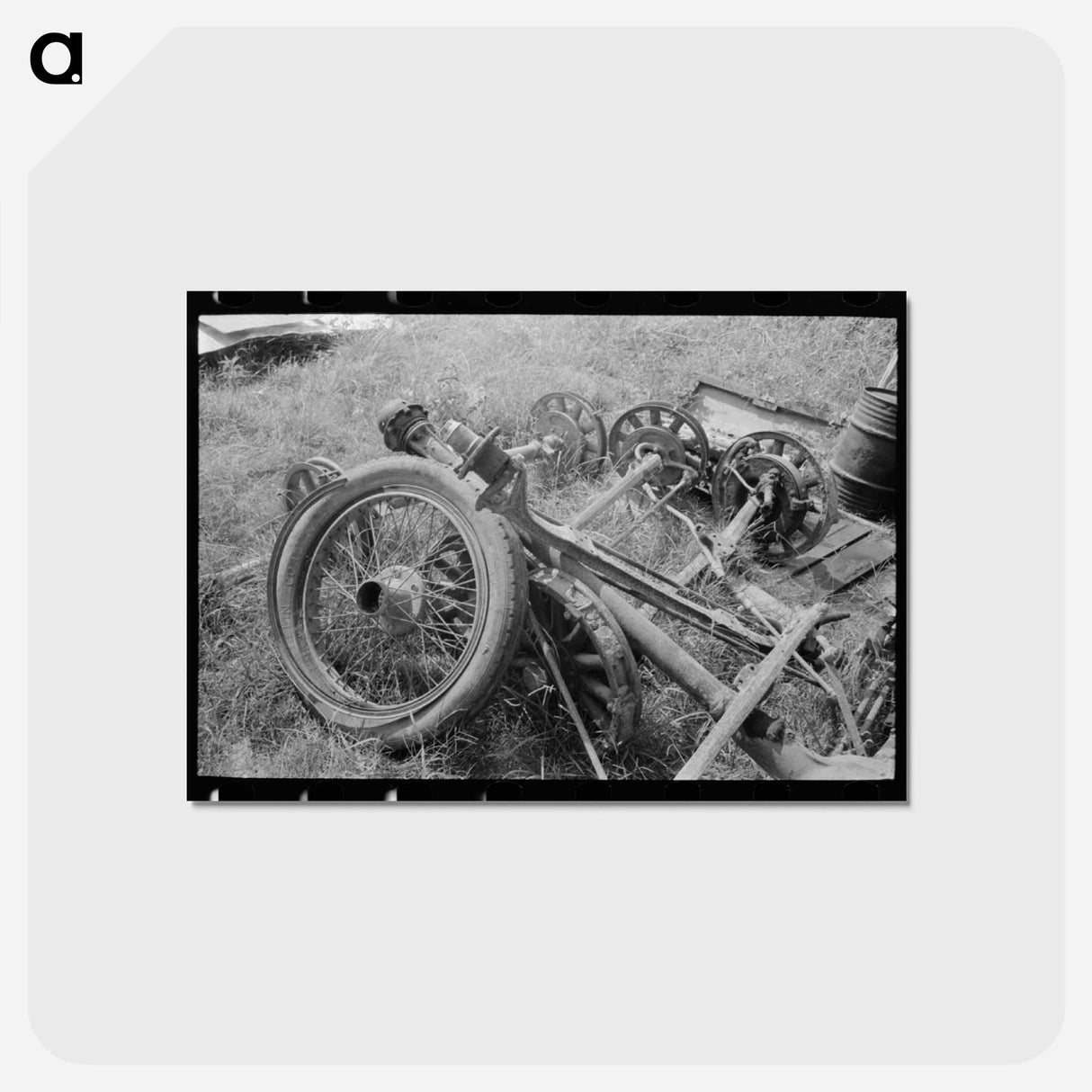 アートポストカード-Abbeville Junkyard
- ラッセル リー Postcard.