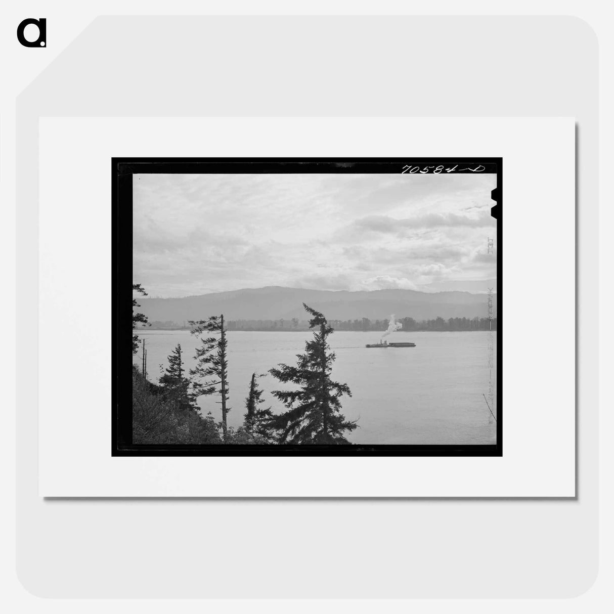 アートポスター-Barge on Columbia River
- ラッセル リー Poster.