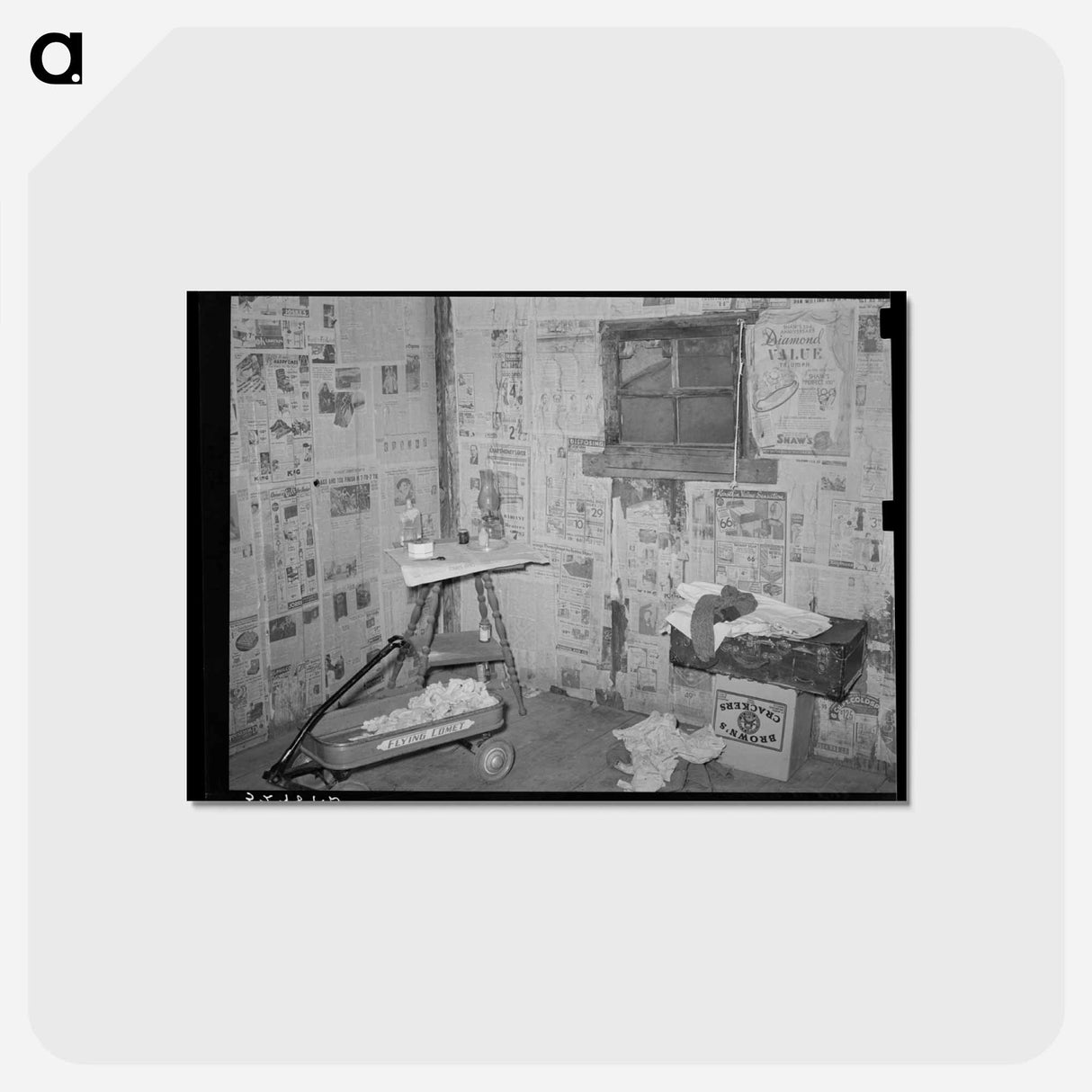 アートポストカード-Living Room Corner
- ラッセル リー Postcard.
